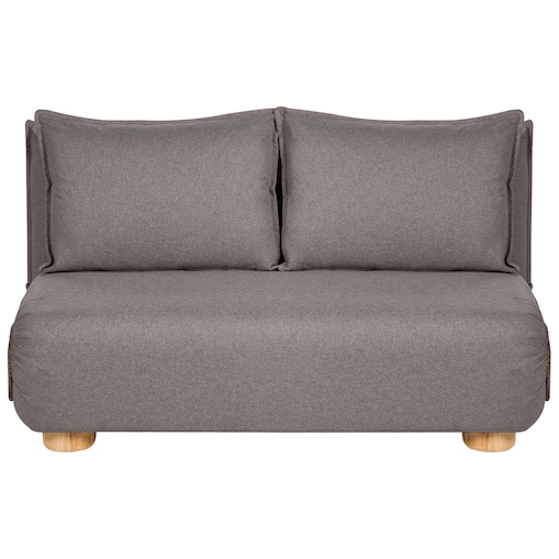 Sofa rozkładana dla 2 osób ABISKO Len syntetyczny