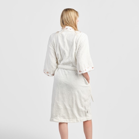 Szlafrok Z Bawełny Meritto z motywem zwierzęcym