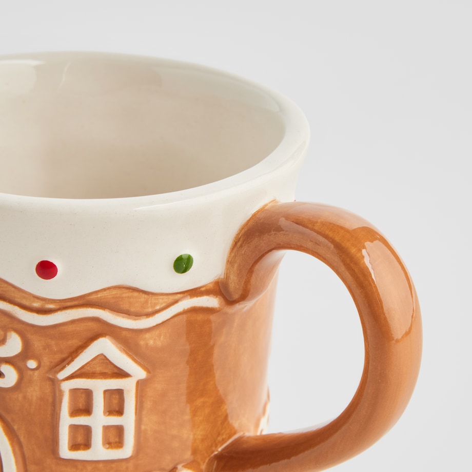 Kubek Z Dodatkiem Gingerhouse z motywem piernika