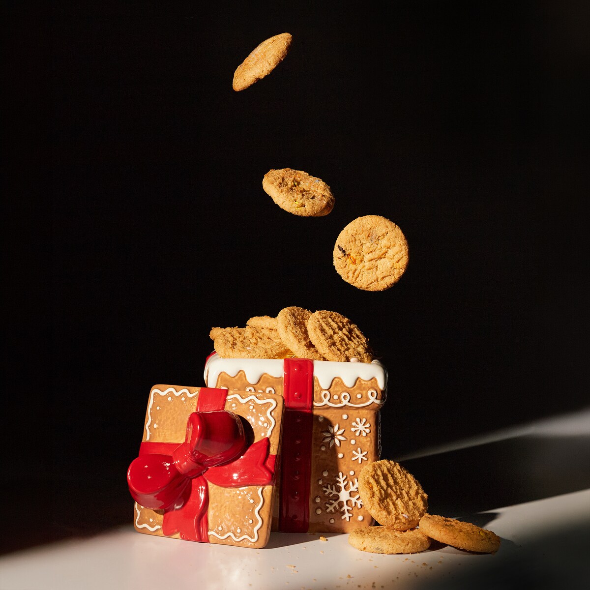 Pojemnik Gingerbox z motywem śnieżynki