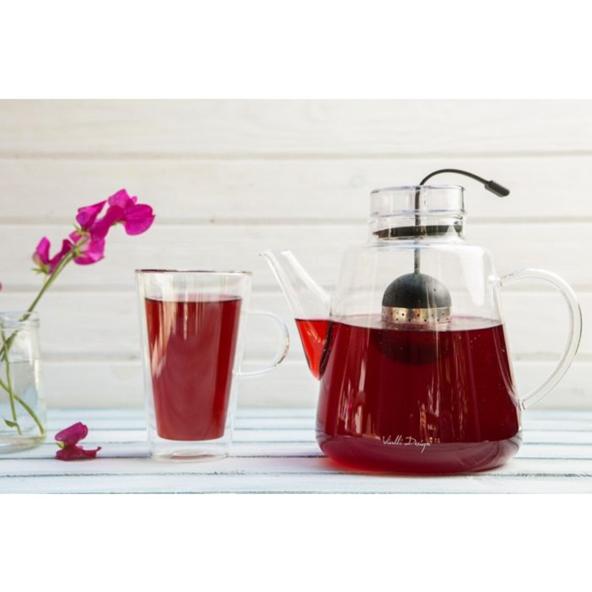 Zaparzacz do herbaty Amo czarny 1500 ml 23826