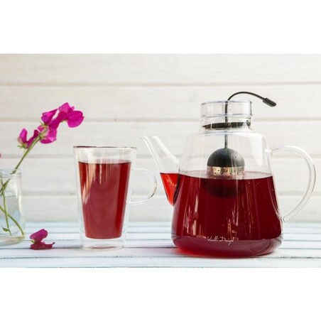 Zaparzacz do herbaty Amo czarny 1500 ml 23826