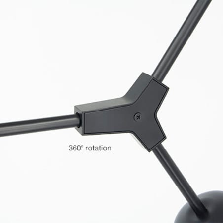 Regulowana LAMPA sufitowa 1962/3 GOLD-TR Elem szklana OPRAWA modernistyczna chemistry złota przezroczysta