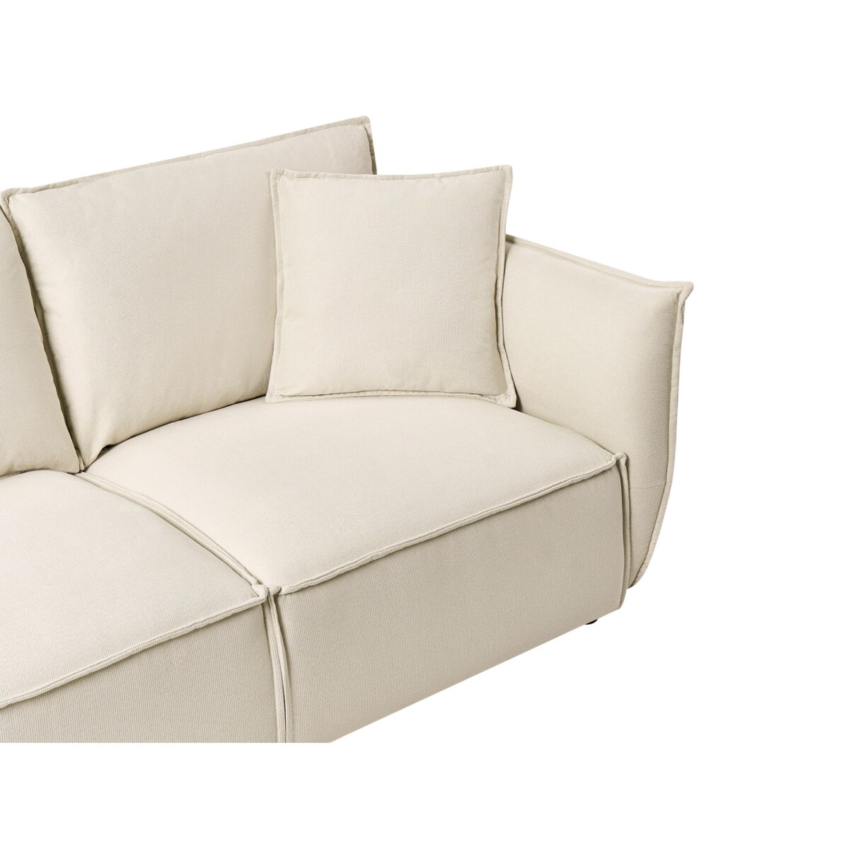 Sofa dla 3 osób KUNES Jasnobeżowy