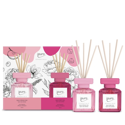 Zestaw prezentowy INTENSE & DARK ROSE, ipuro Essentials, 2 x 50 ml