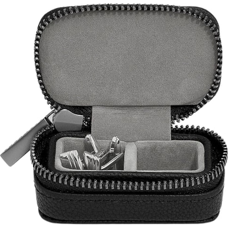 Etui podróżne na spinki do mankietów Stackers mini czarne