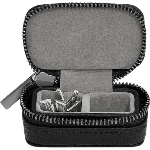 Etui podróżne na spinki do mankietów Stackers mini czarne