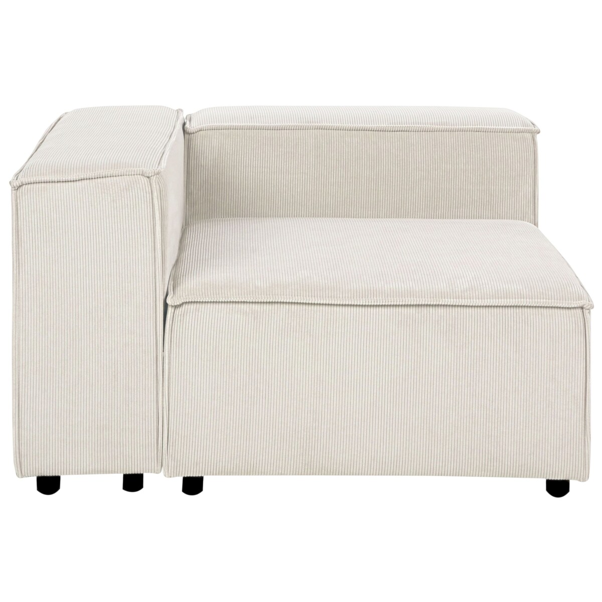 Moduł narożny ARDAL Sztruks Złamana biel Prawostronny