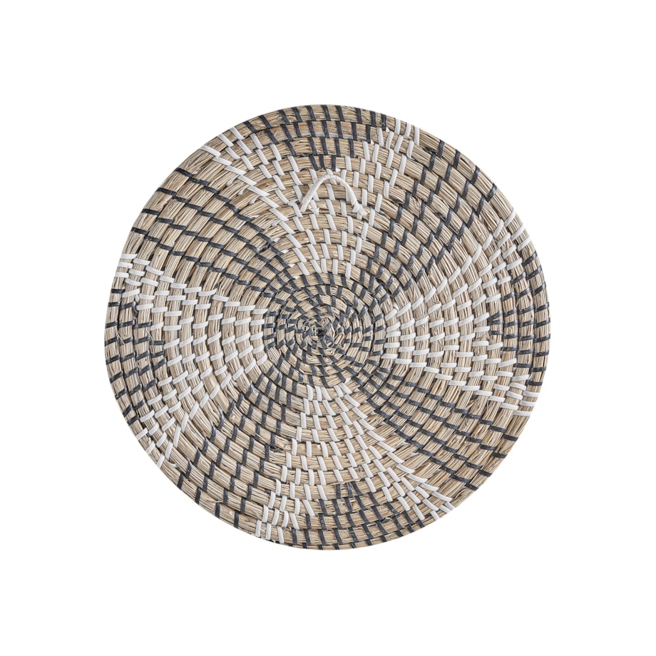 Zestaw dekoracji ściennych LAOCAI Trawa morska 45/40/30/20 cm Czarny