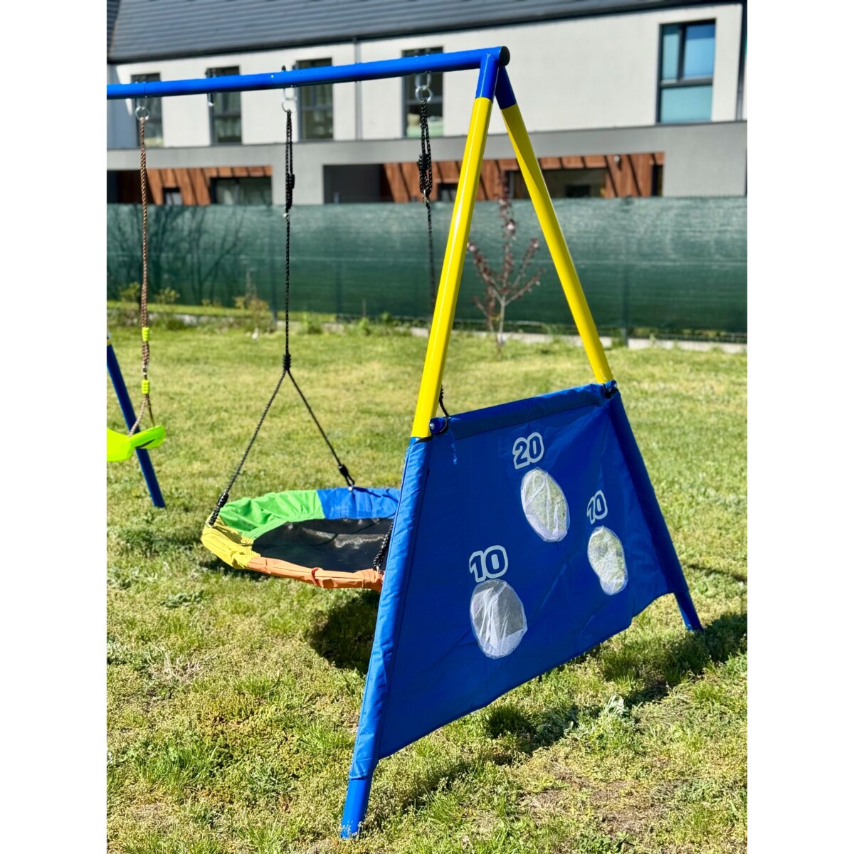 4 w 1 Huśtawka ogrodowa JUMI podwójna dla dzieci bujana