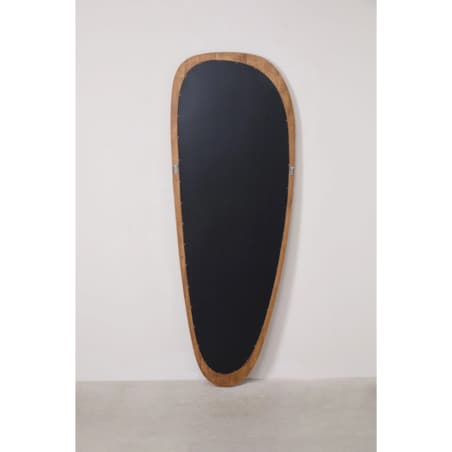 Lustro ścienne z drewna dębowego Arbidel 60 x 165 cm, brązowe