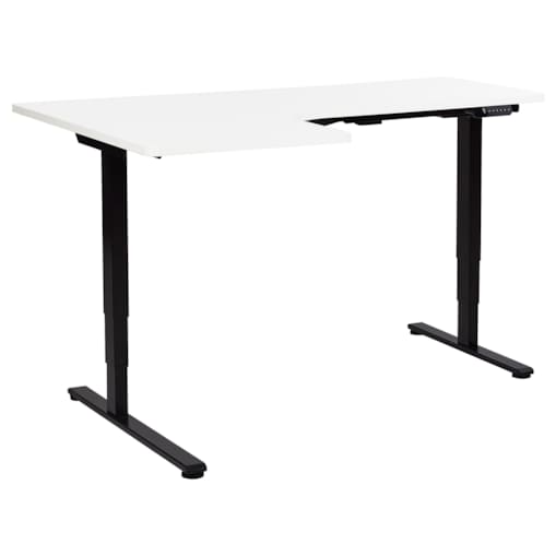 Biurko regulowane Elektryczny Lewostronny Biały DESTINES