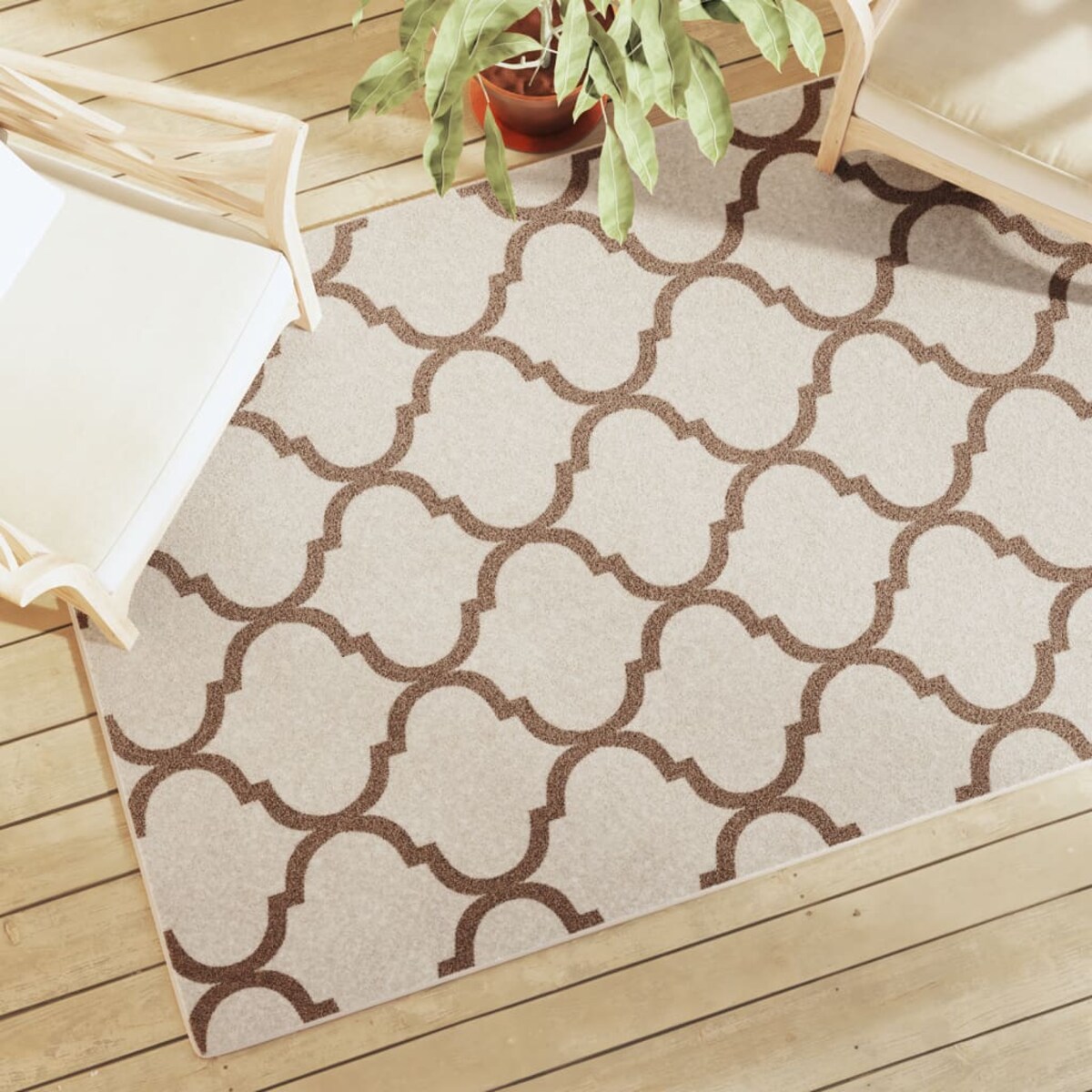 vidaXL Dywan zewnętrzny/wewnętrzny, kolorowy 120x180cm, antypoślizgowy