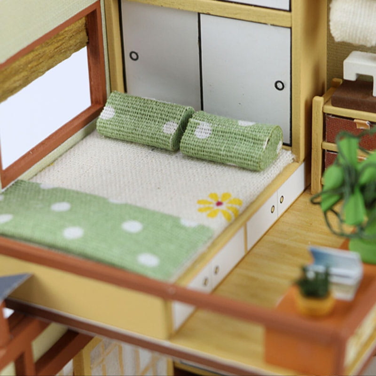 Miniaturowy domek DIY - Matcha na tatami