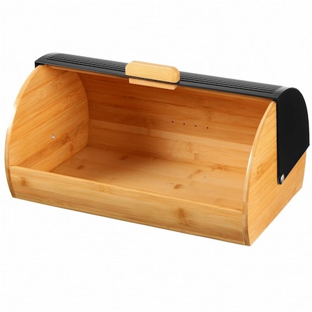Brunbeste chlebak drewniany z pokrywą metalową BB2737