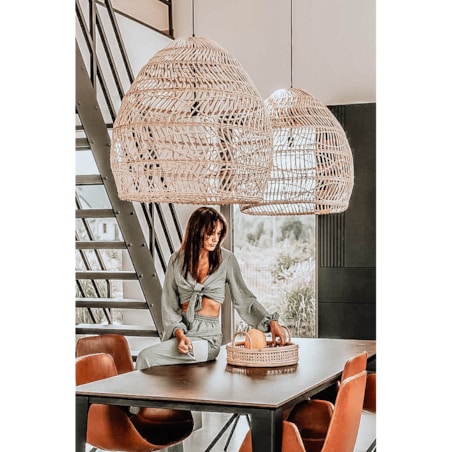 Lampa wisząca Cezar XL naturalna Monnarita