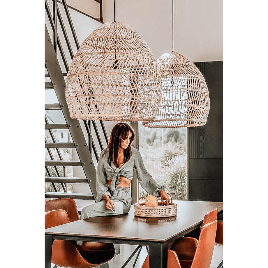 Lampa wisząca Cezar XL naturalna Monnarita