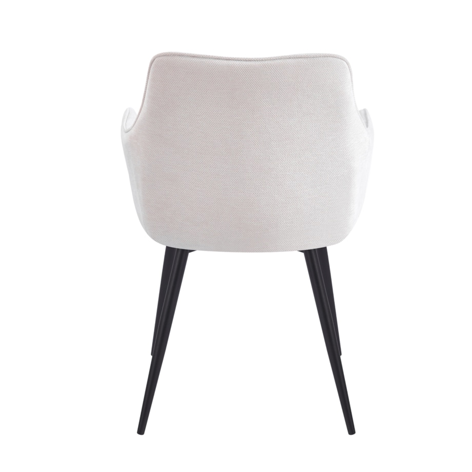 Krzesło beżowe tkanina ADELE II nowoczesne do salonu jadalni