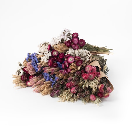 Zestaw suszonych kwiatów Cielo roz. S - zatrwian, kocanka, pszenica