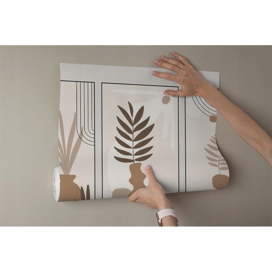 Fototapeta Rysowane Boho Minimalist Do Sypialni Salonu 200X140