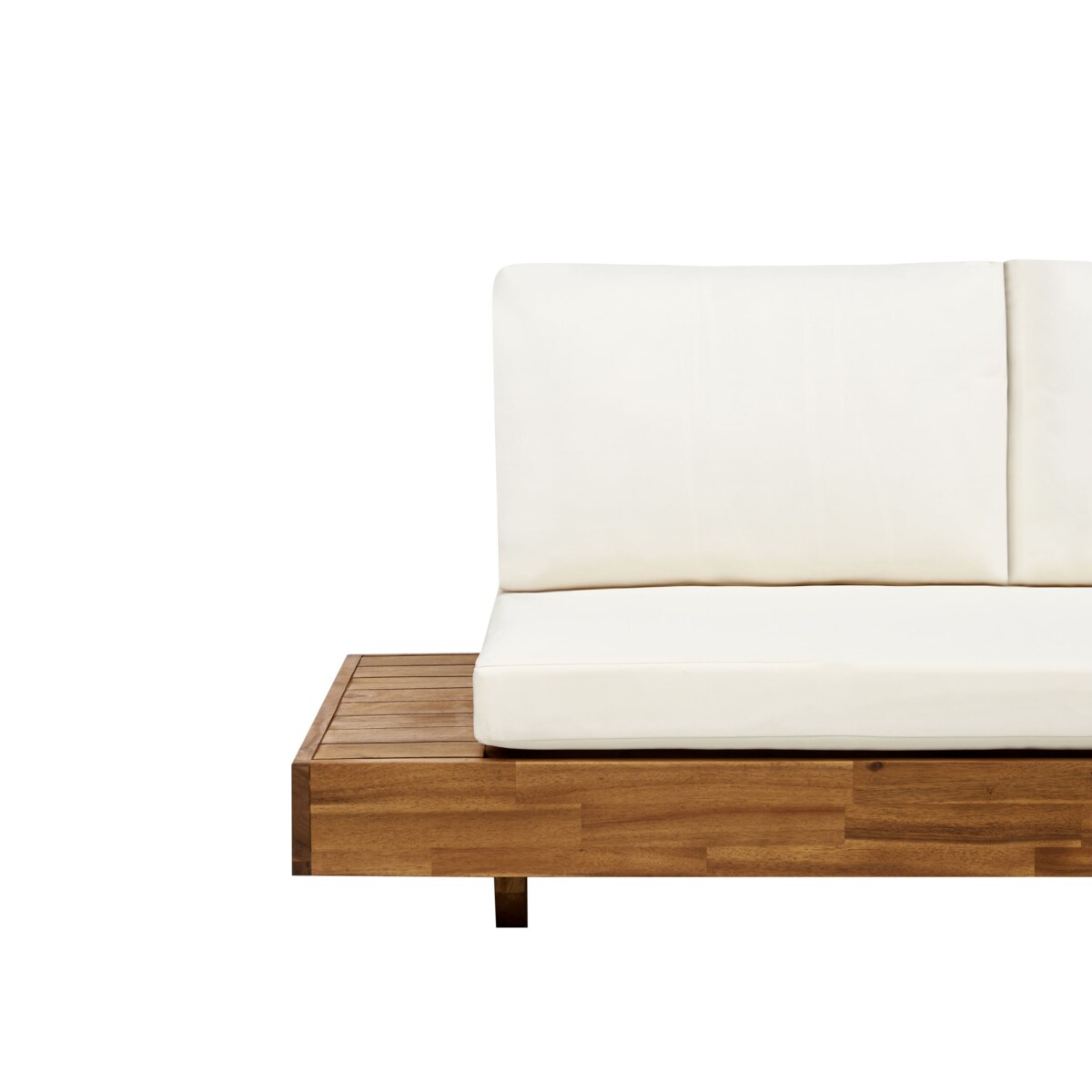 Sofa ogrodowa dla 3 osób MARETTIMO Certyfikowane drewno akacjowe Brązowy