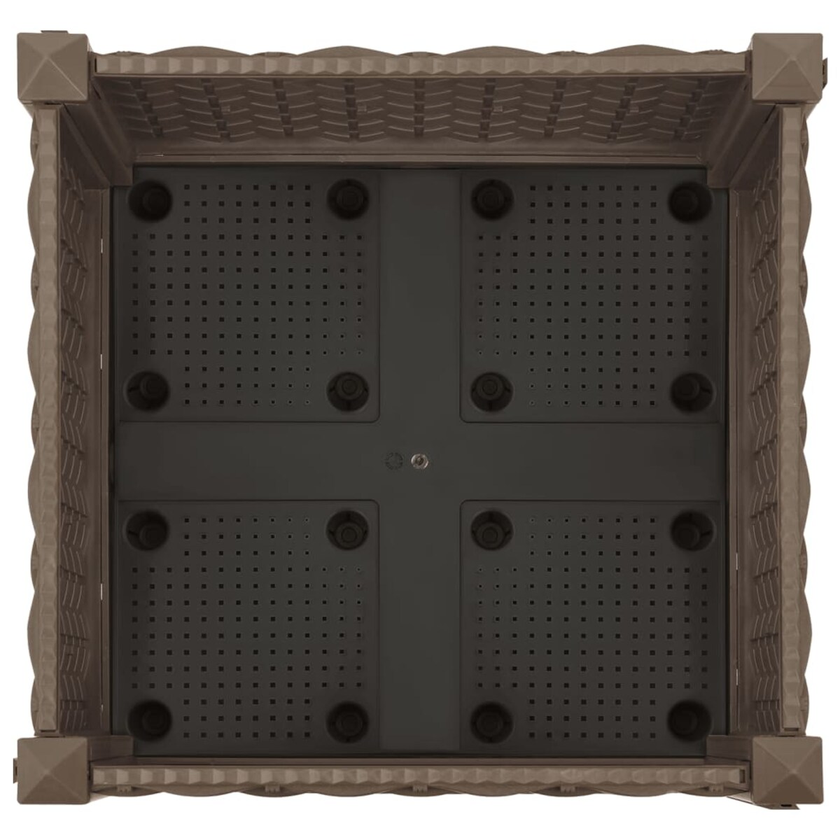 vidaXL Donica do podniesionej rabaty, 40x40x23 cm, polipropylen