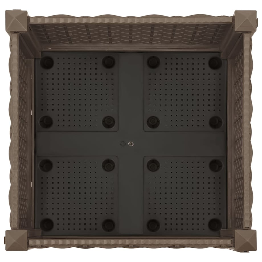 vidaXL Donica do podniesionej rabaty, 40x40x23 cm, polipropylen