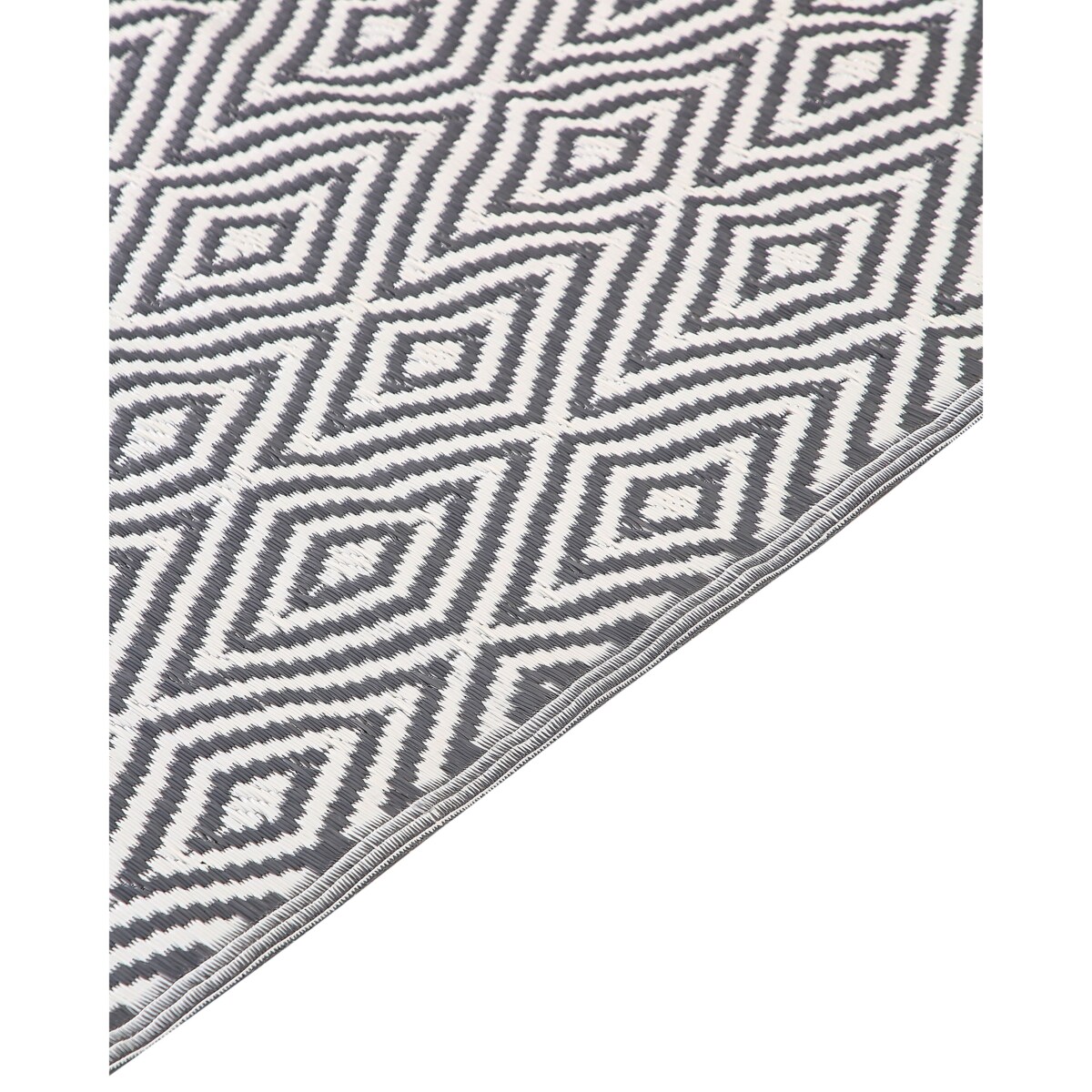 Dywan zewnętrzny 120 x 180 cm szary SIKAR