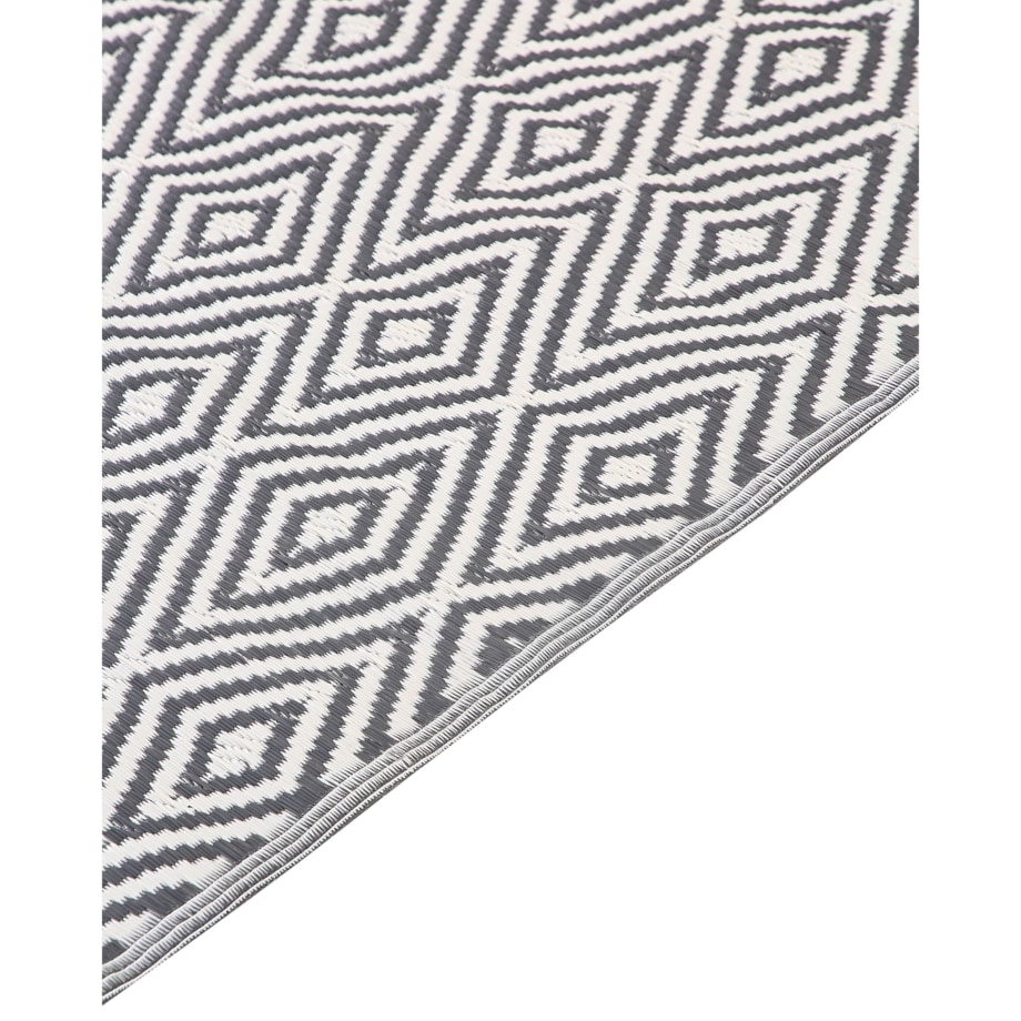 Dywan zewnętrzny 120 x 180 cm szary SIKAR