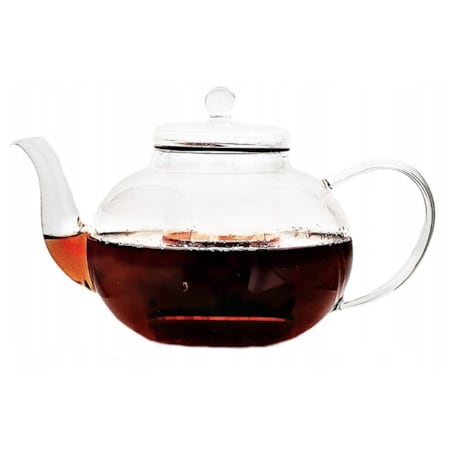Dzbanek Szklany Zaparzacz do Herbaty z Filtrem 1 l Czajnik i mbryk Duży
