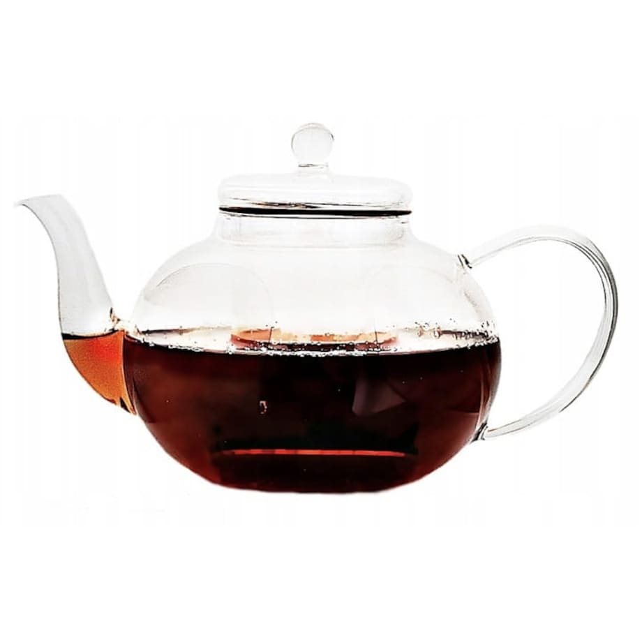 Dzbanek Szklany Zaparzacz do Herbaty z Filtrem 1 l Czajnik i mbryk Duży