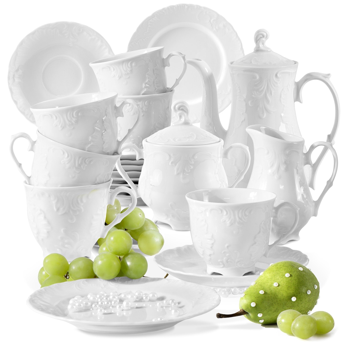 Konsimo ROCOCO MARIA Serwis kawowy 6 os. (21 el.)