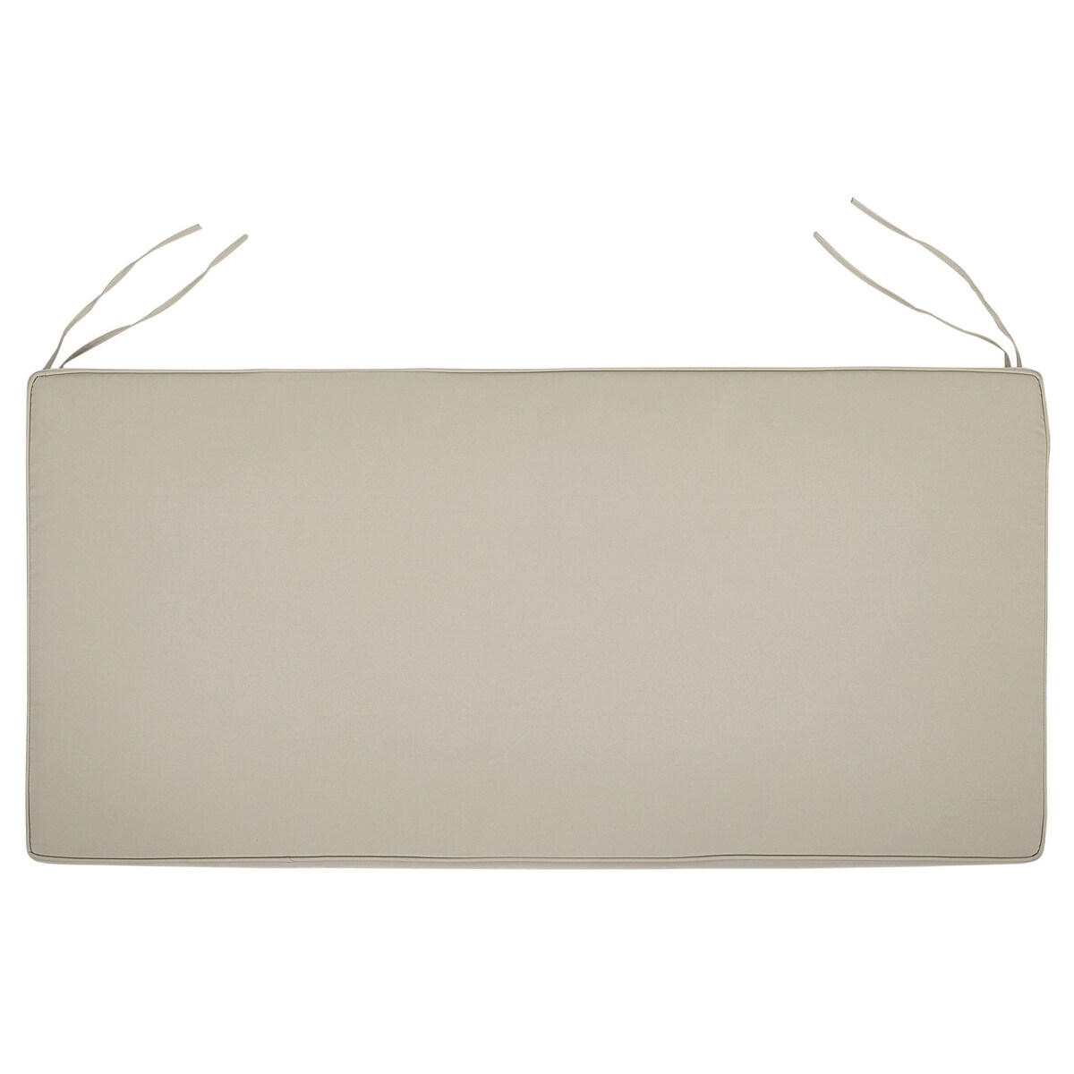 Poduszka na ławkę ogrodową VIVARA 112 x 54 cm Beżowy