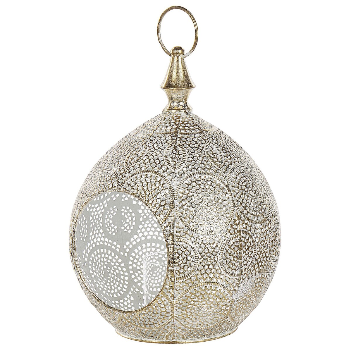 Lampion LAESO Metal 33 cm Złoty