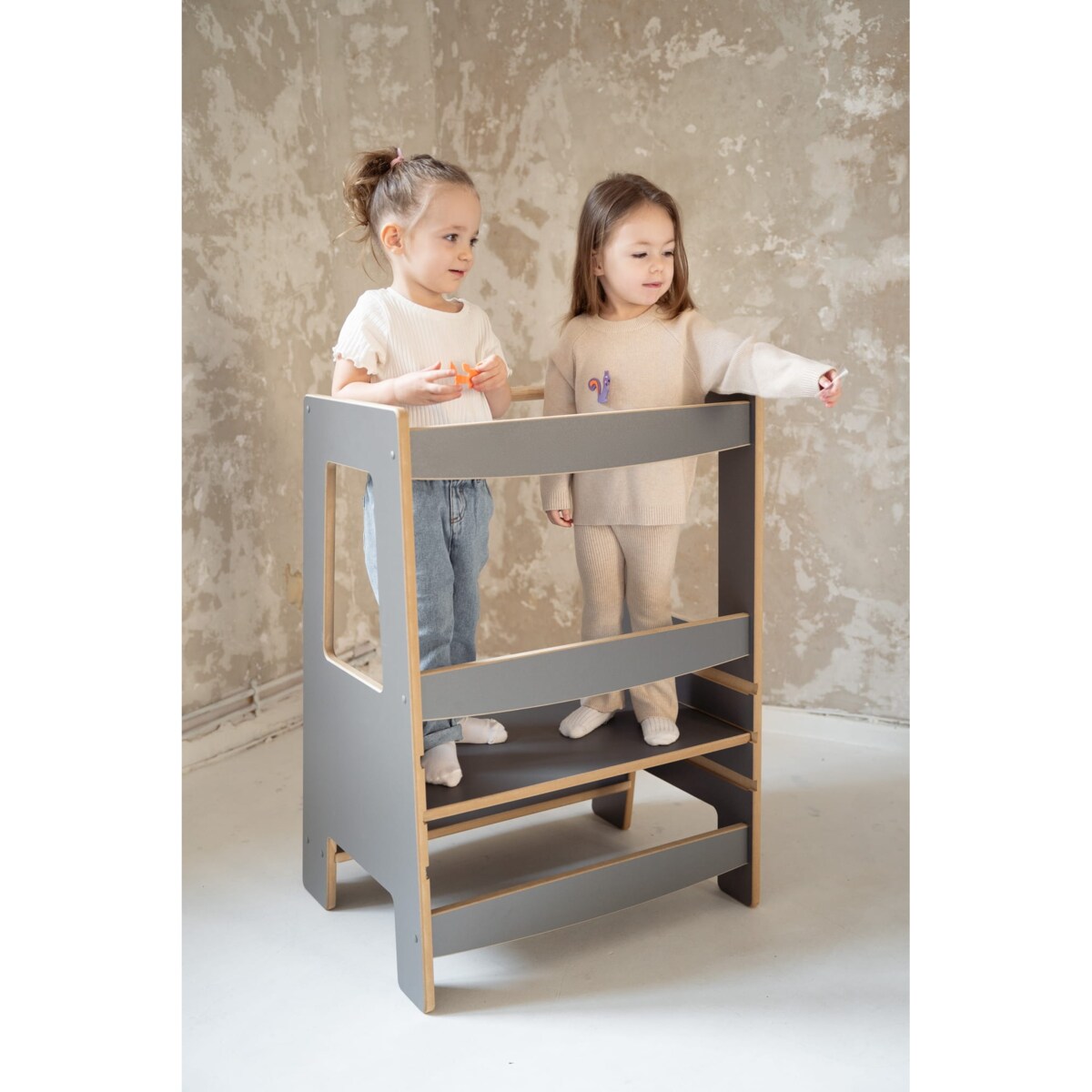 Kitchen Helper DOUBLE - Pomocnik Kuchenny DLA RODZEŃSTWA - szary