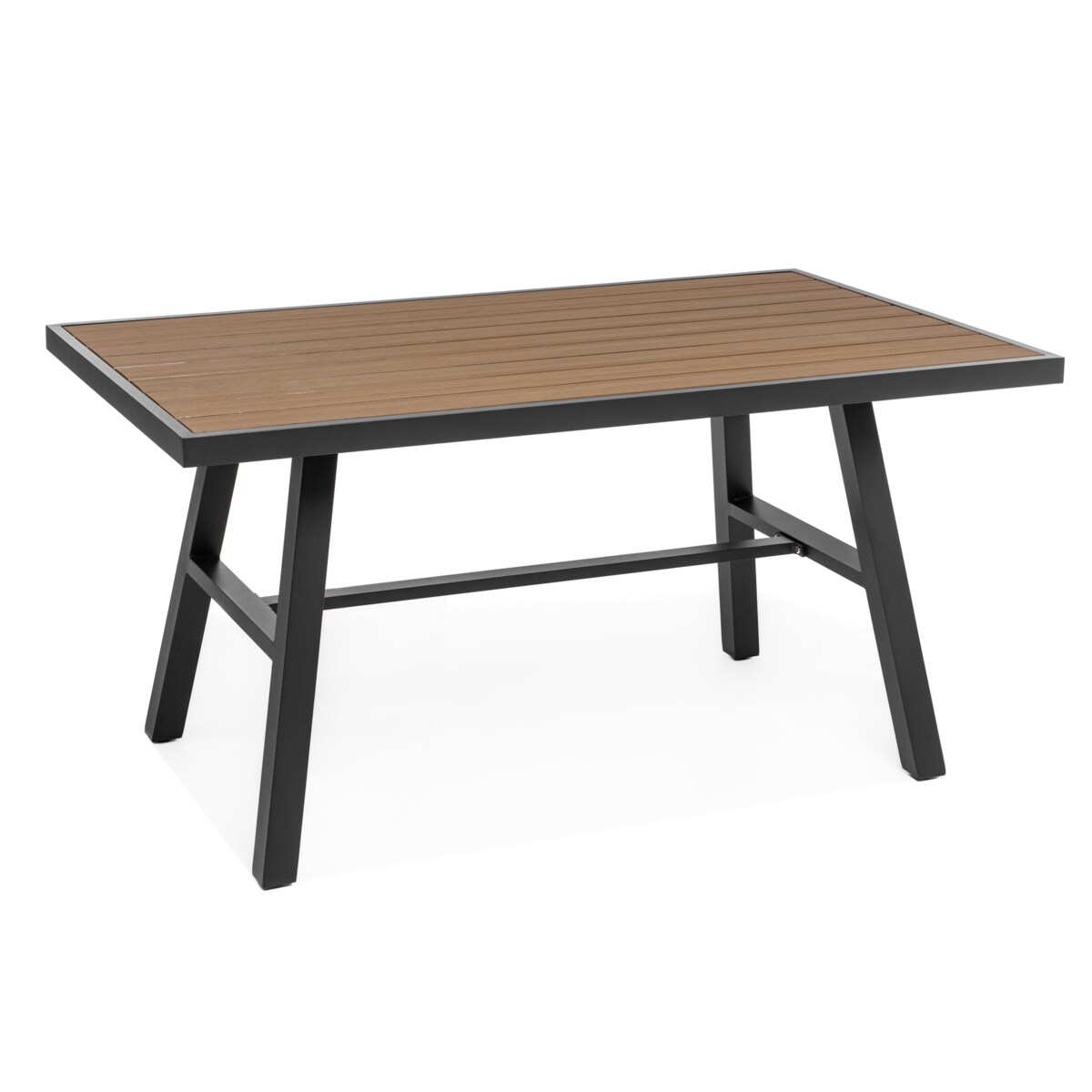 Meble ogrodowe aluminiowe narożnik stół PORTOFINO szare