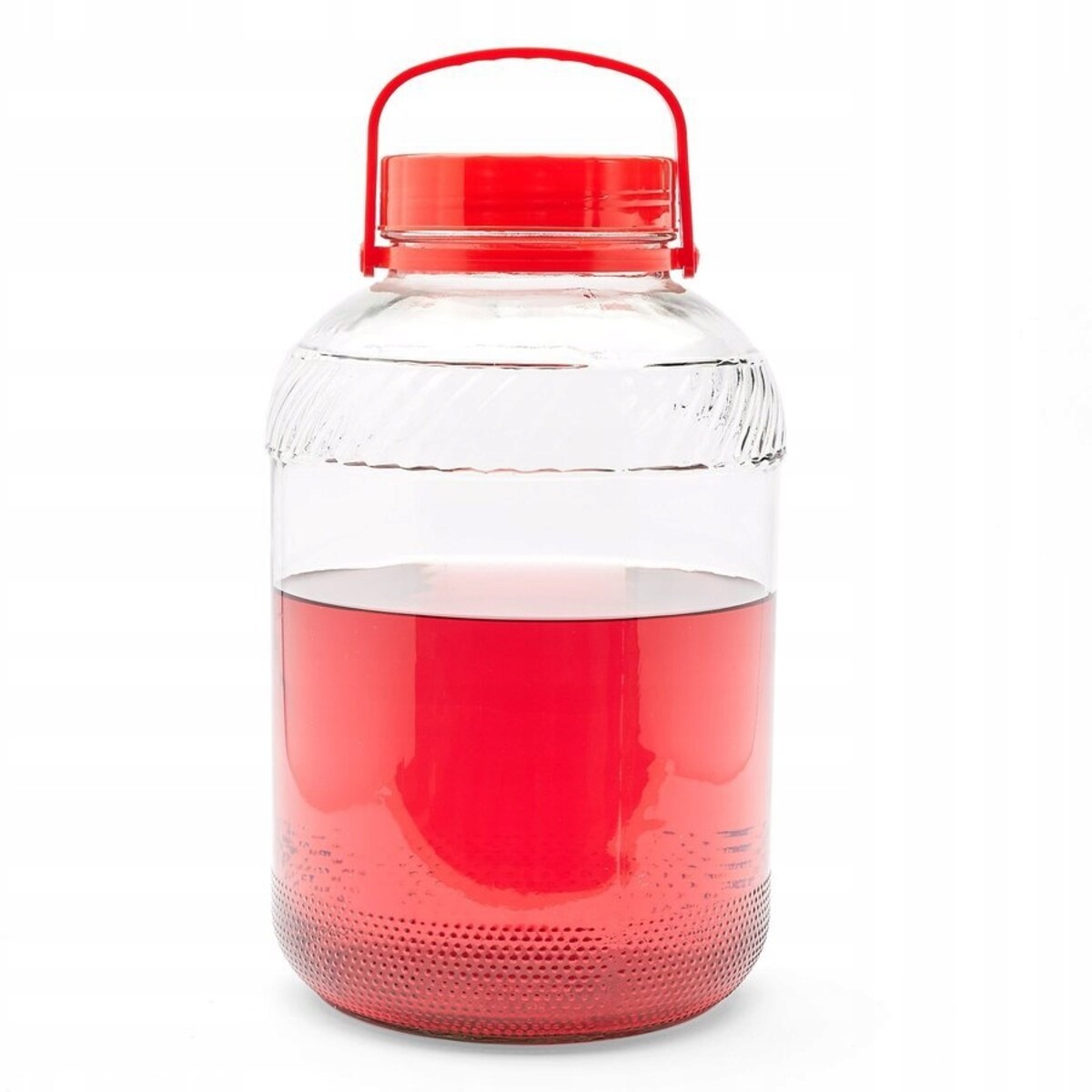 SŁOIK SZKLANY Z POKRYWKĄ NA PRZETWORY OGÓRKI kapustę paprykę duży słój 3 L