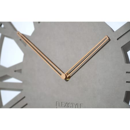 Duży zegar Loft Adulto 50cm szary