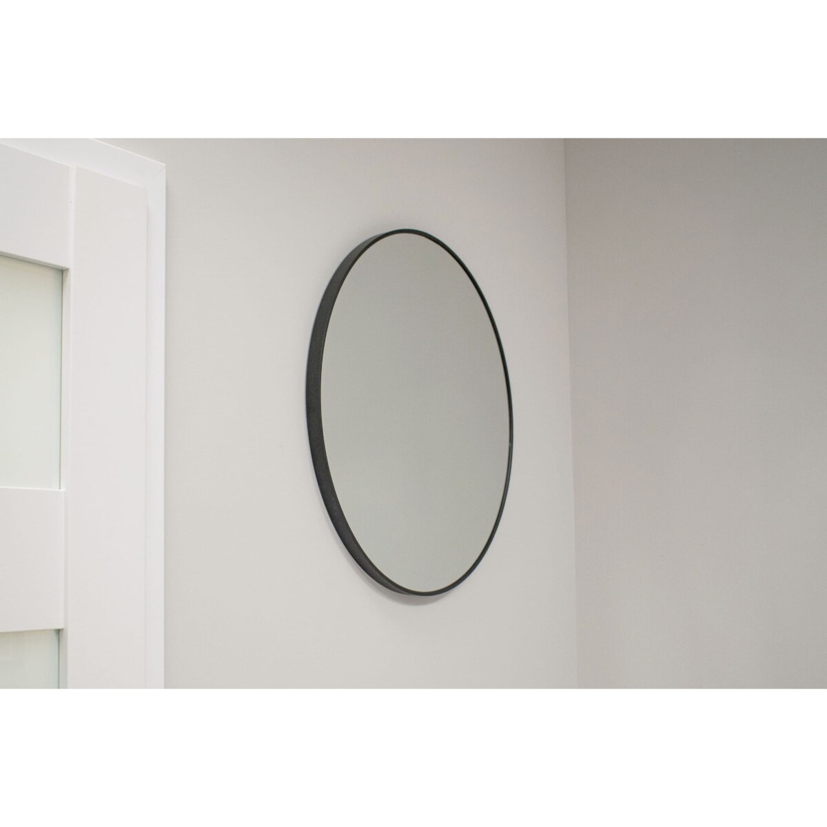 Lustro 80 Cm Czarna Rama