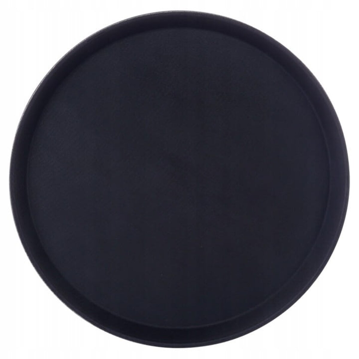 Taca KELNERSKA antypoślizgowa do przenoszenia restauracji okrągła czarna