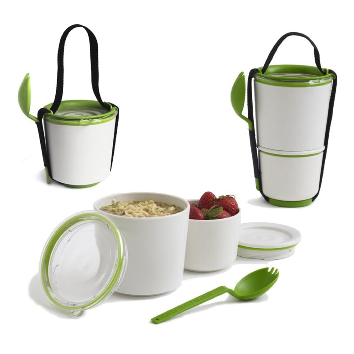 Pojemnik na lunch zupę LUNCH POT zielono-biały, Black+Blum