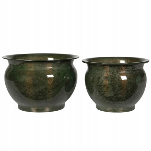 DONICZKA NA BALKON TARAS BONSAI KWIATY PARAPET ZIELONA LOFT 21cm ZESTAW