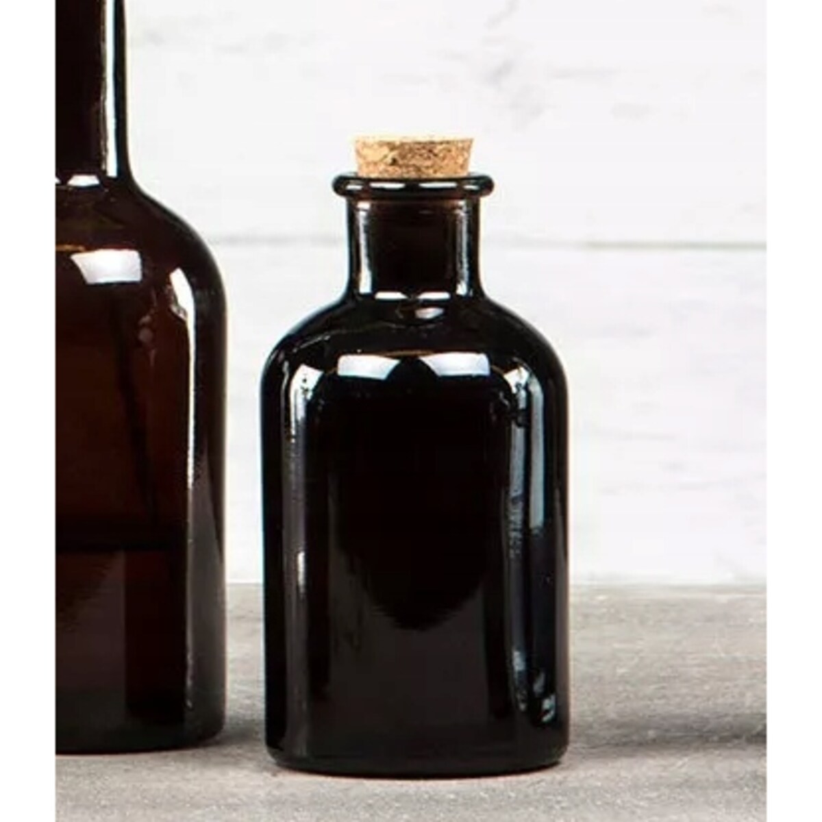 BUTELKA SZKLANA NA NALEWKĘ 250ml pojemnik z korkiem kuchenny mała żywność