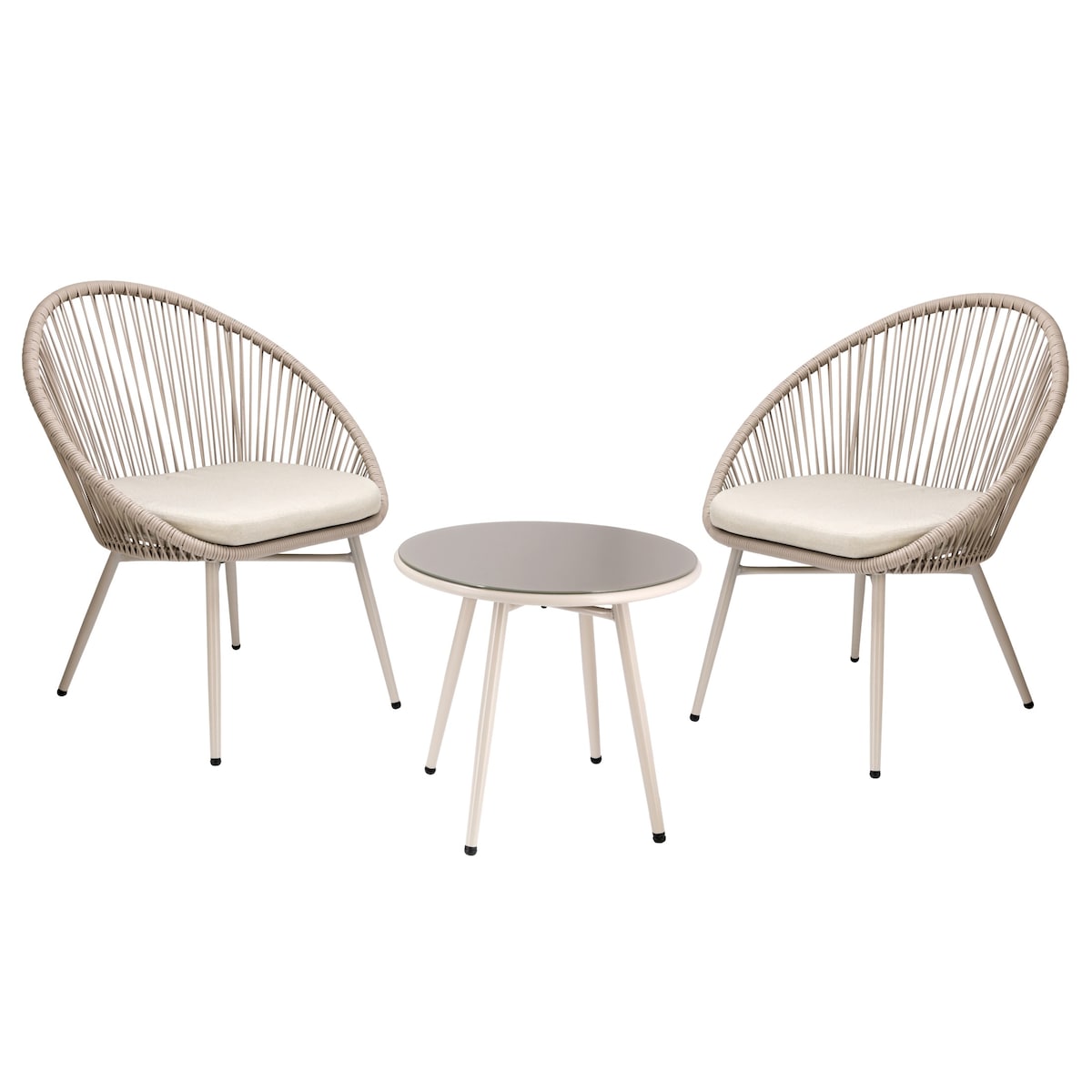 Zestaw mebli ogrodowych JUMI stół krzesła na balkon taras 1 szt.