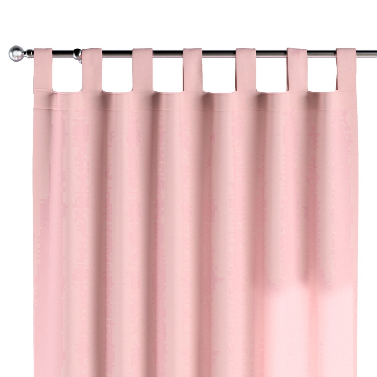 Zasłona na szelkach 1 szt. 130x260 pudrowy róż
