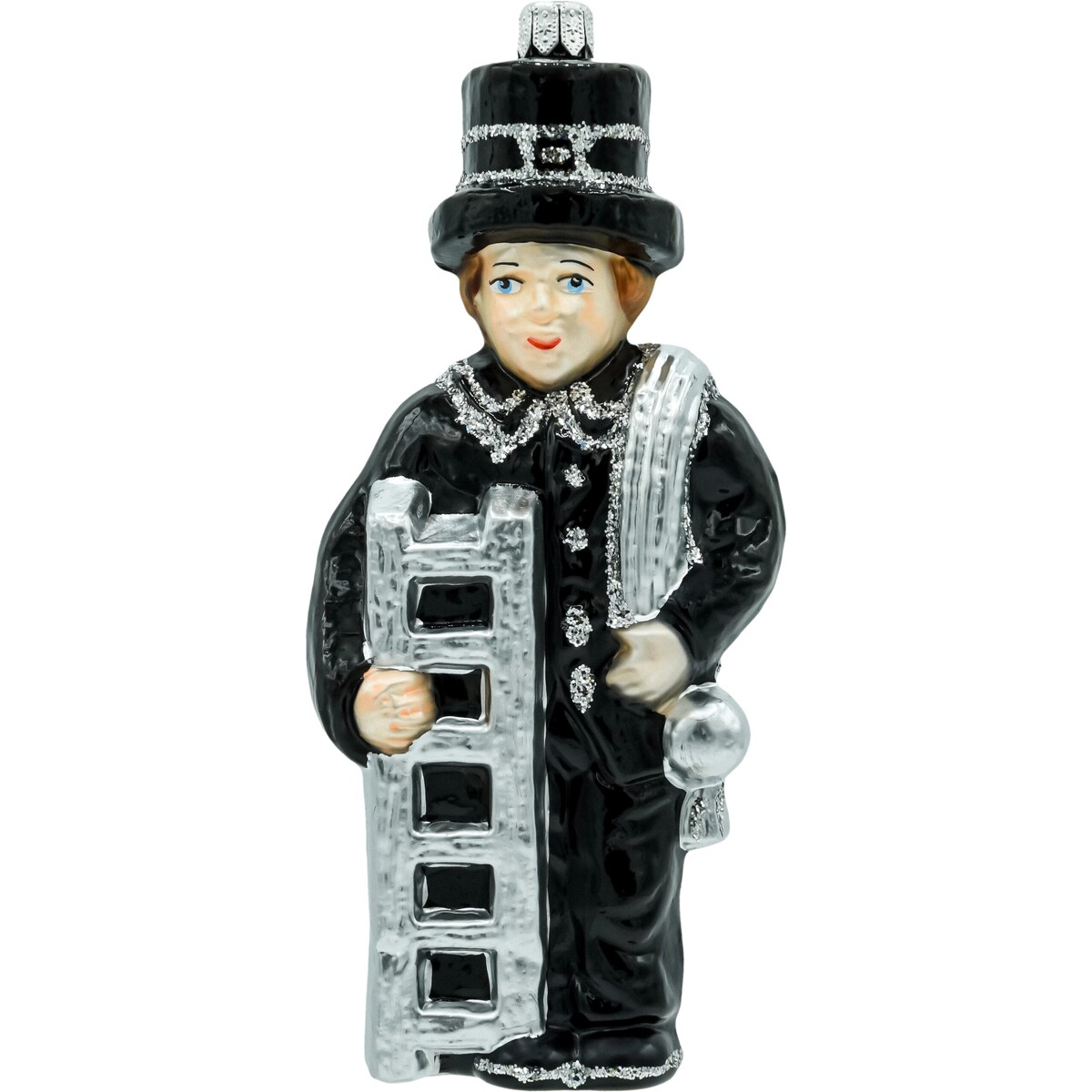 Bombka choinkowa: Kominiarz z drabiną