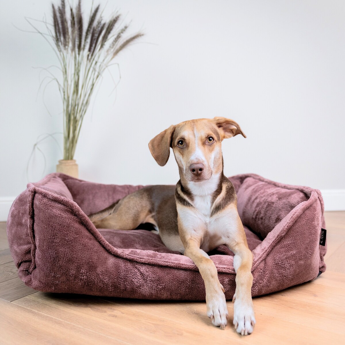Ortopedyczne legowisko dla psa IRIS, 100x80 cm, Róż
