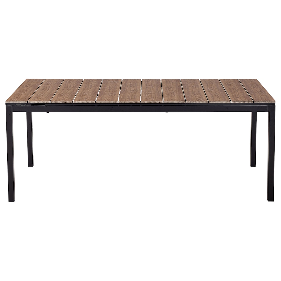 Stół ogrodowy rozkładany TOFANE 198/248 cm 90 cm Brązowy