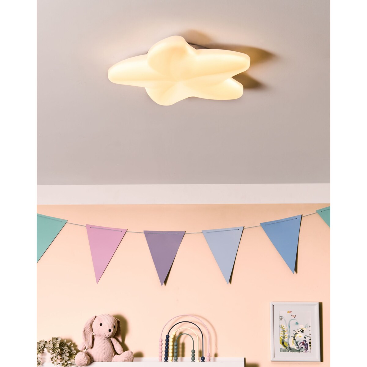 Lampa sufitowa LED biała SURNA