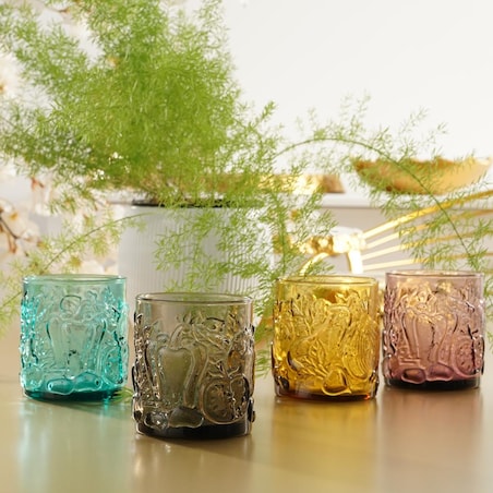 VILLA ITALIA Szklanka szara 350 ml MONDO